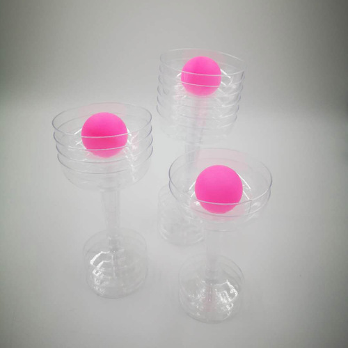 Disposable plastic champagne glass PC plastic wine glass Bar acrylic wine glass transparent goblet
