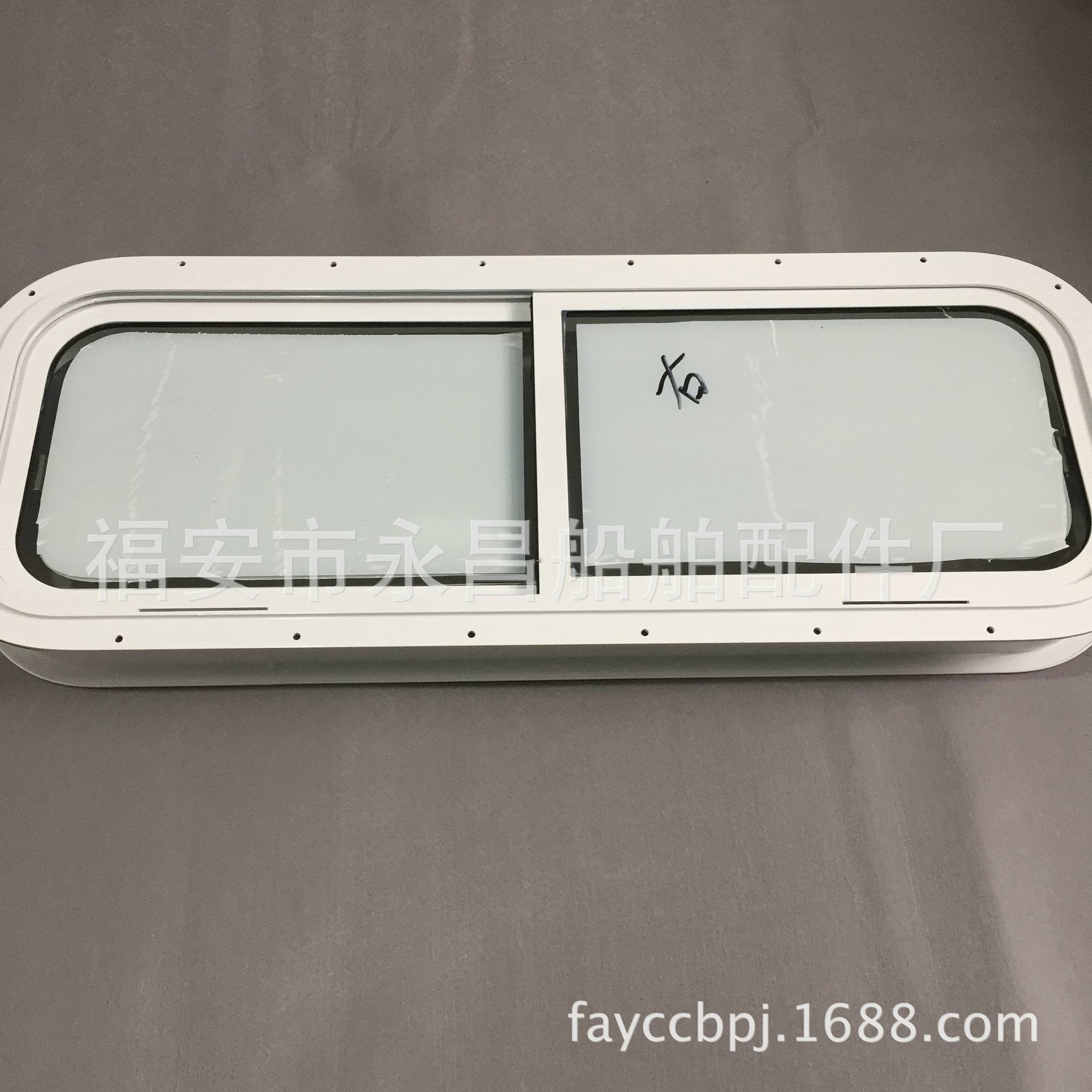 永昌船舶供应船用舷窗铝质双移窗驾驶室窗船用推拉窗移动单移窗