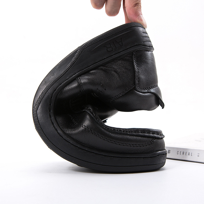Men's Formal Shoes Leather Warm Wool Fur Lined Winter Footwear_voghion.com