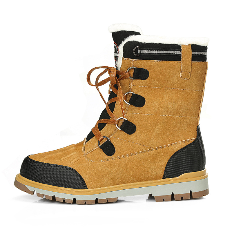 Solid Frenum leisure time Round bread Field level winter Snow boots