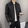 coat Men's spring clothes 2020 Spring new pattern Korean Edition Trend leisure time handsome Versatile jacket Stand collar man Jacket