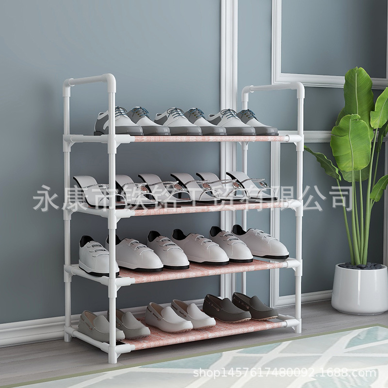 家用組裝鞋架多層組裝鞋櫃簡易防塵收納架鞋架無紡布門口鞋架批發