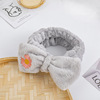 Non-slip headband for face washing, hair accessory with bow, internet celebrity, simple and elegant design, South Korea