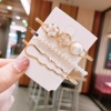 Hairgrip from pearl, goods, hairpins for elementary school students, Korean style