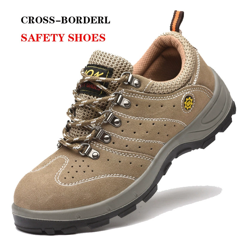 Трансграничная защитная обувь для альпинизма, дышащая, защищающая от ударов, со стальным носком, Рабочая обувь, защитная обувь, защитная обувь, четыре сезона