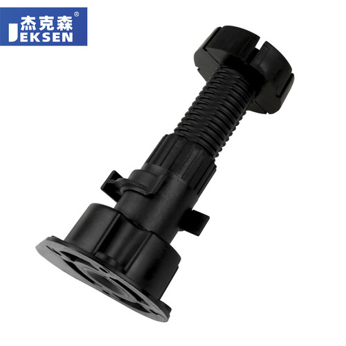 Jackson plastic cabinet feet, various specifications of furniture feet, plastic sofa feet, black furniture cabinet adjusting feet