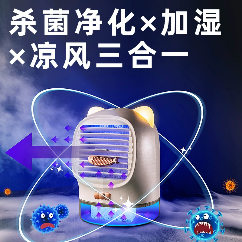 Новый USB мини охлаждающий вентилятор офисный Lucky Cat охладитель воздуха Настольный Кондиционер вентилятор портативный электрический вентилятор