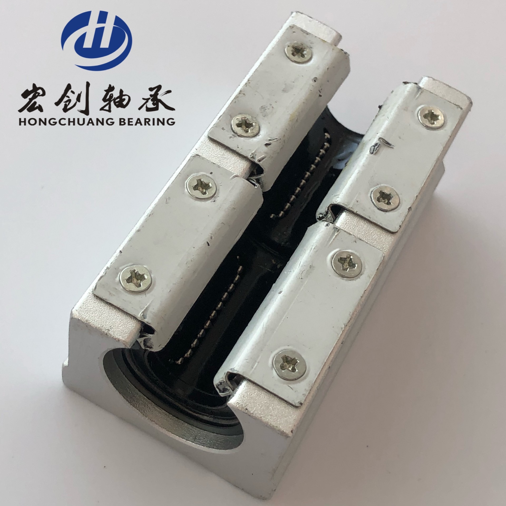 厂家直销加长防尘系列开口直线滑块SBR10LUU-50LUU带压板