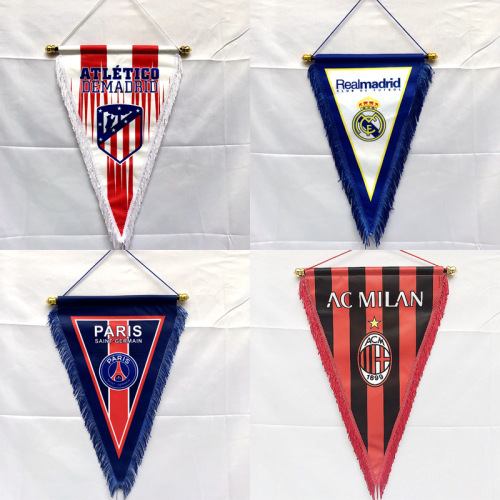 Fan supplies Liverpool Atletico Madrid Paris Liverpool Chelsea Real Madrid AC pennant hanging flag decorative flag