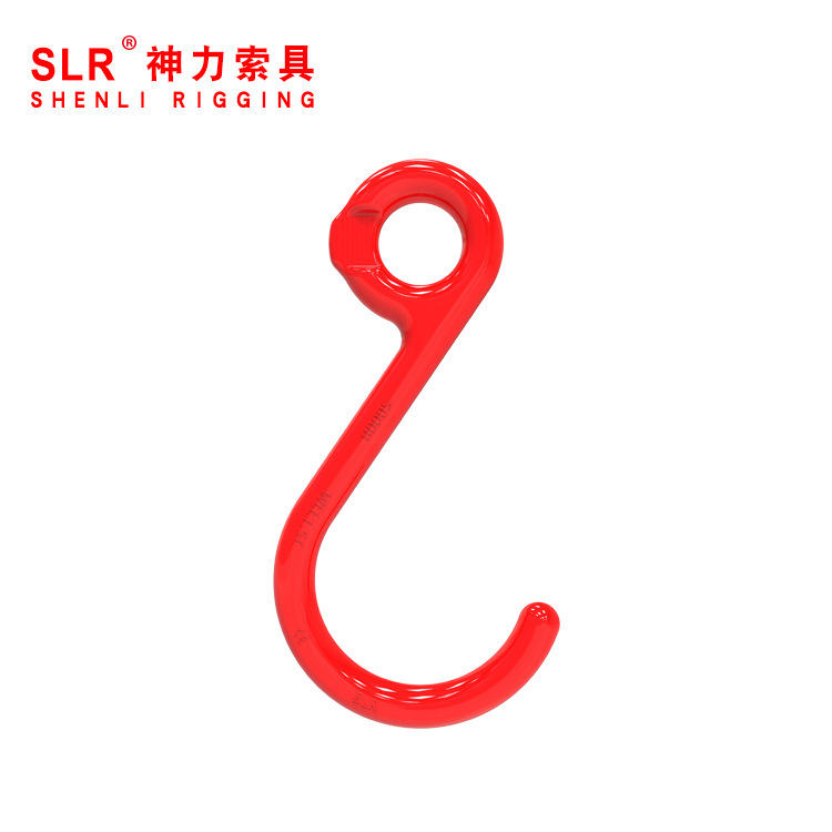 神力索具高强度合金钢锻造眼型大开口钩起重C型货钩吊钩厂家批发
