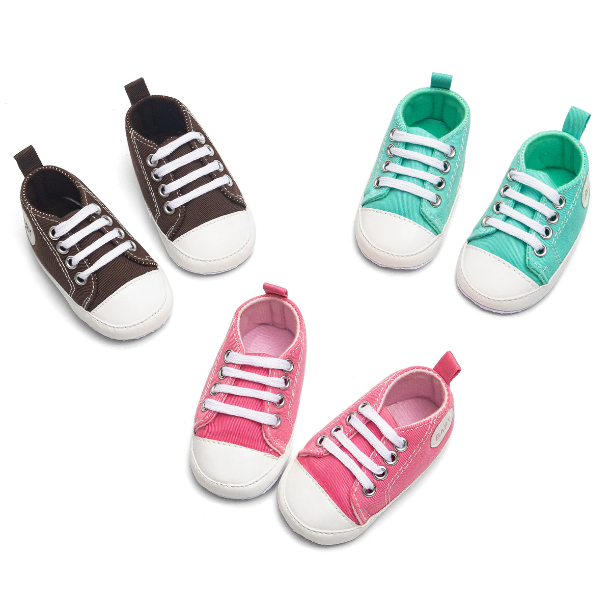 Unisex Casual Solid Color Round Toe Toddler Shoes display picture 4