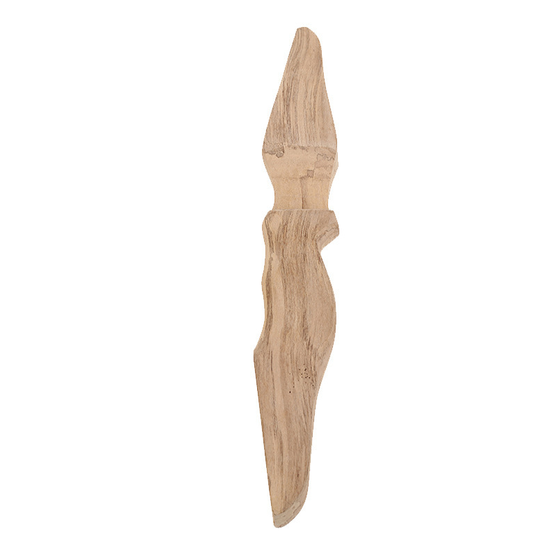 In stock wholesale wooden primary color solid wood bow handle homemade bow and arrow Assembly split accessories can be installed shock absorber bow piece