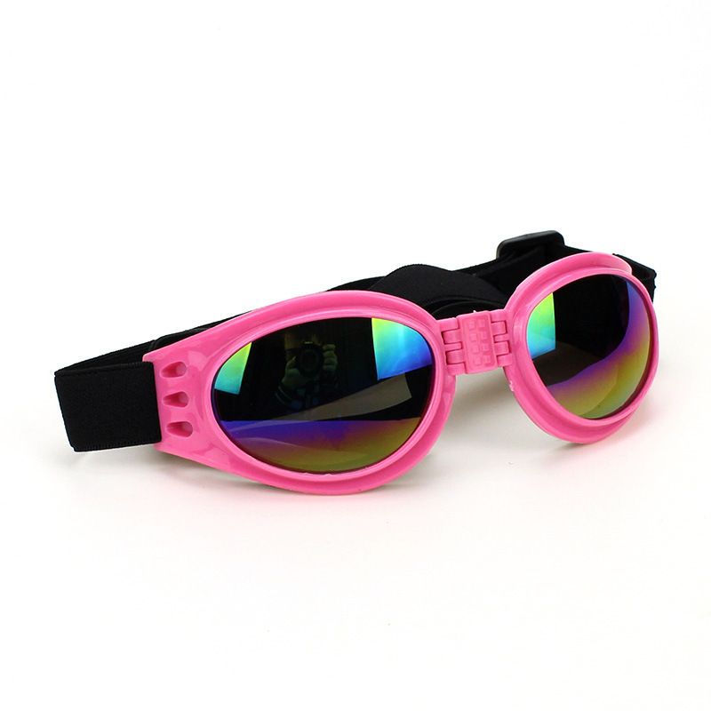 Gafas de Sol para mascotas accesorios plegables gafas de sol para perros multicolores a prueba de viento gafas anti-DDoS suministros para mascotas Fuente de fábrica