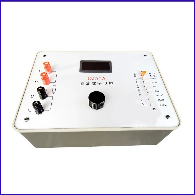 Мост сопротивления постоянного тока с двойным кронштейном QJ-57, цифровой портативный мост сопротивления постоянного тока, двойной рычажный мост постоянного тока