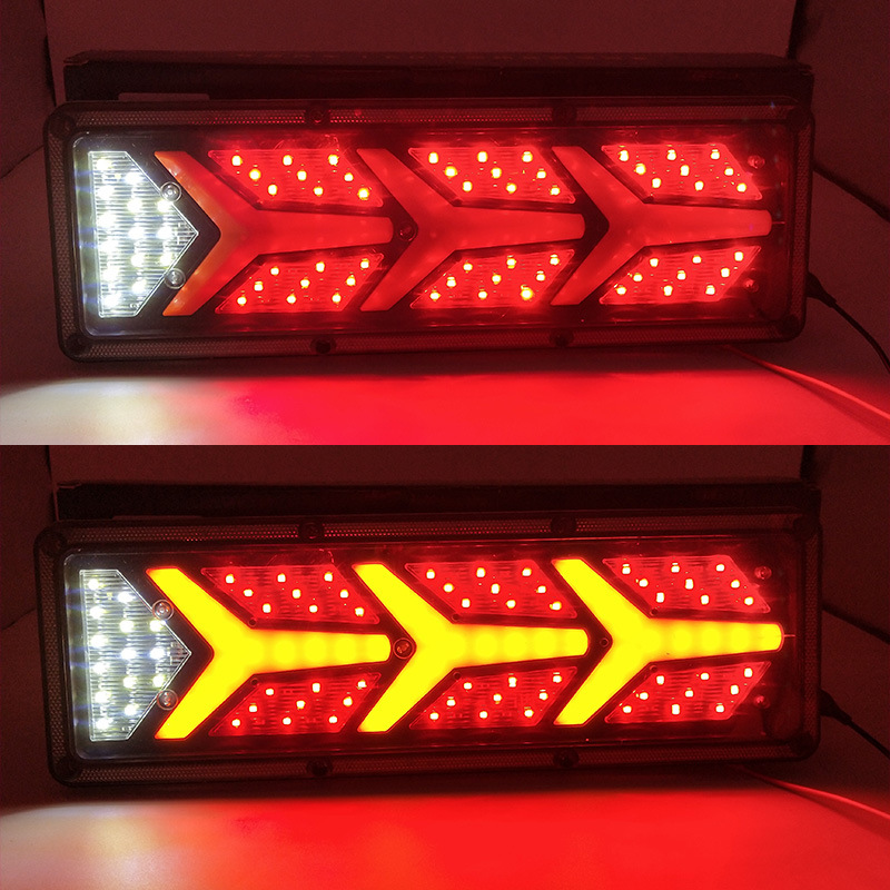 Nuevo 24V coche camión bomba remolque impermeable durable anti-Smashing camión luz trasera luz de freno LED montaje de la luz
