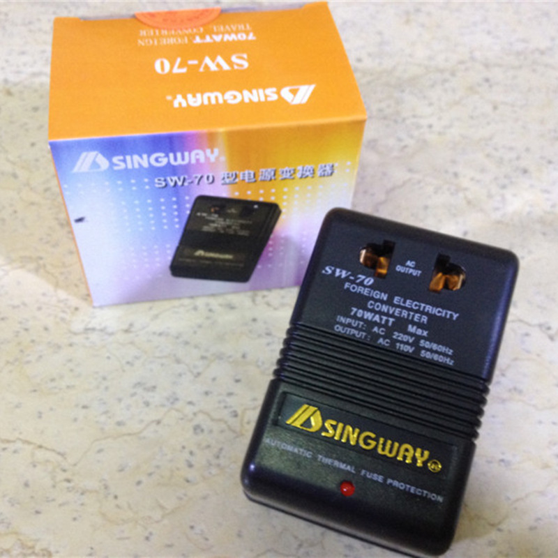 星威变压器SW-70 电源220V转110V单转 功率70W 电动牙刷剃须刀用