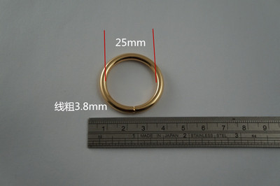 现货 圆圈 铁线扣 环保挂镀 规格齐全  质优价廉 （3.8线）