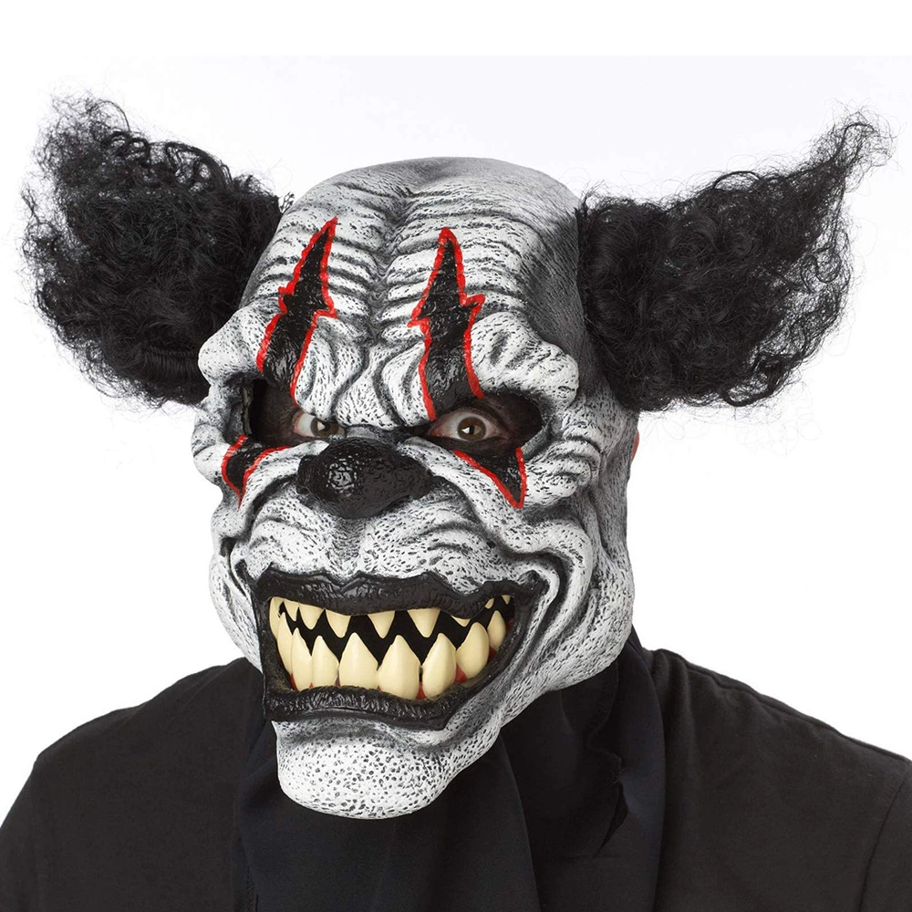 Научно-фантастическая монстр Halloween Маска курящий клоун Hast Dog Маска Демон бык голова клоунская маска