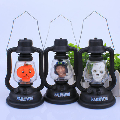 【小鬼灯】万圣节道具恐怖南瓜灯 音乐灯光酒吧KTV装饰小鬼灯|ms