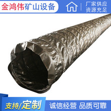 伸縮骨架風帶導風筒1500mm礦用風筒布隧道負壓風筒PVC鋼絲軟通風
