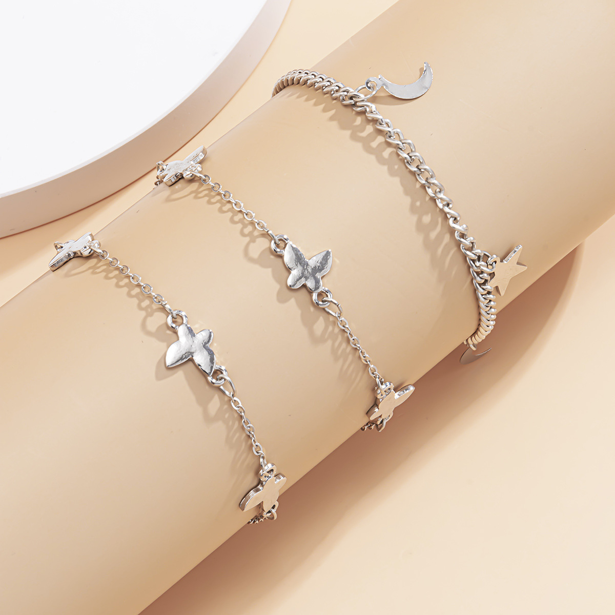 simple star moon butterfly bracelet setpicture9