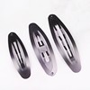 Korean matte water droplets oval BB clip wholesale children hair accessories DIY accessories high -quality paint side clip