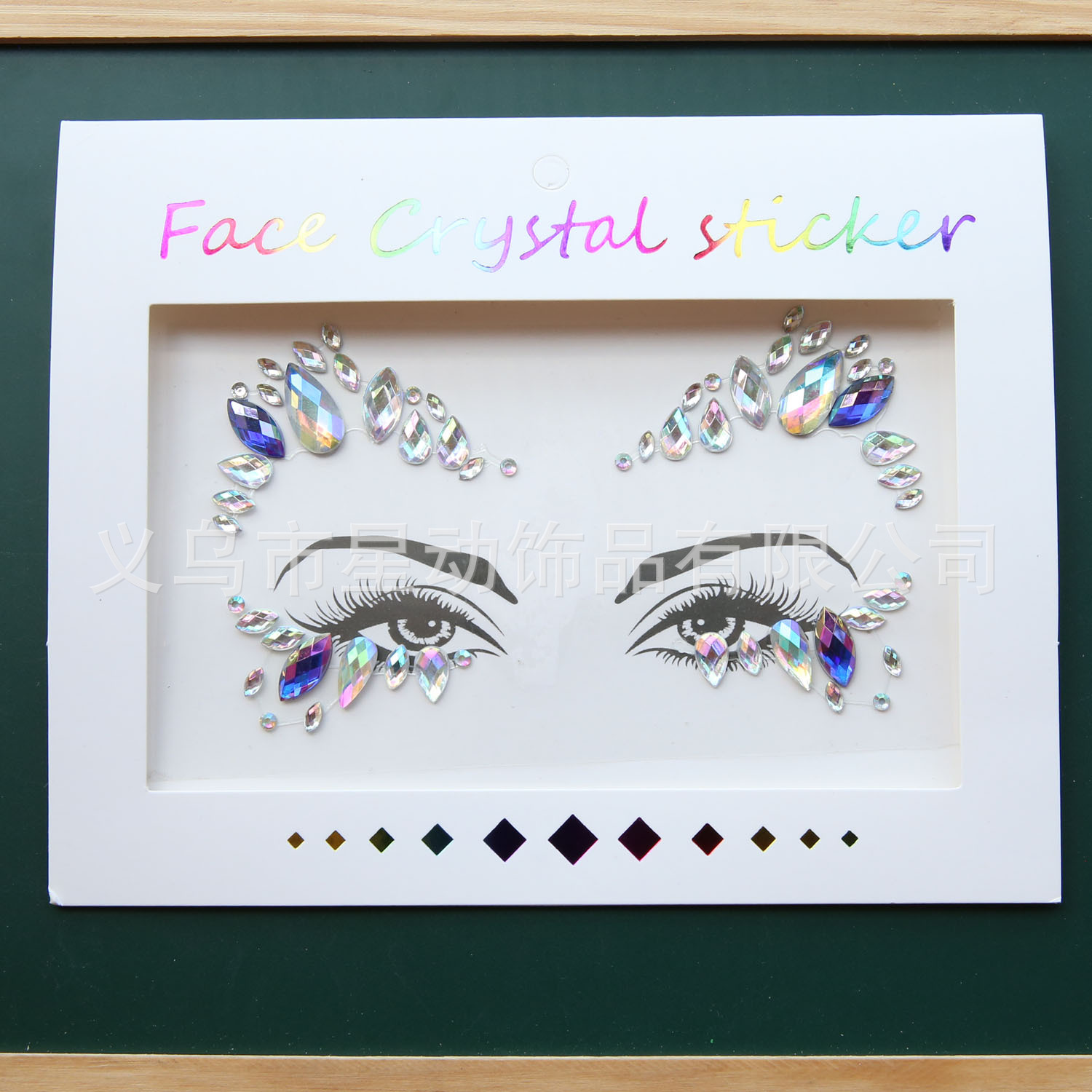 Crystals face sticker ˮü걦ʯ곧