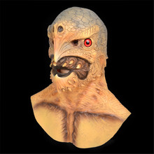 巨兽面具龟人头套乳胶怪物鸟人mask圣诞面罩万圣节舞会派对道具新