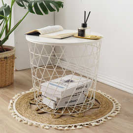 ins田园风草编地垫 家用蒲草编织飘窗坐垫瑜伽垫 榻榻米地毯地垫