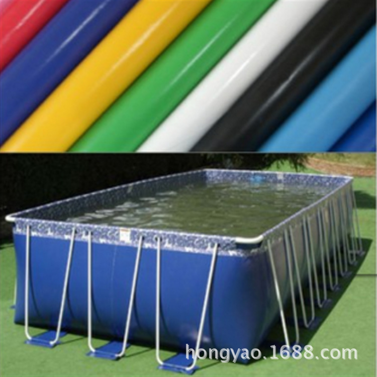 厂家直销各种规格定做海宁宏耀PVC篷布之水池布 1000D 20*20