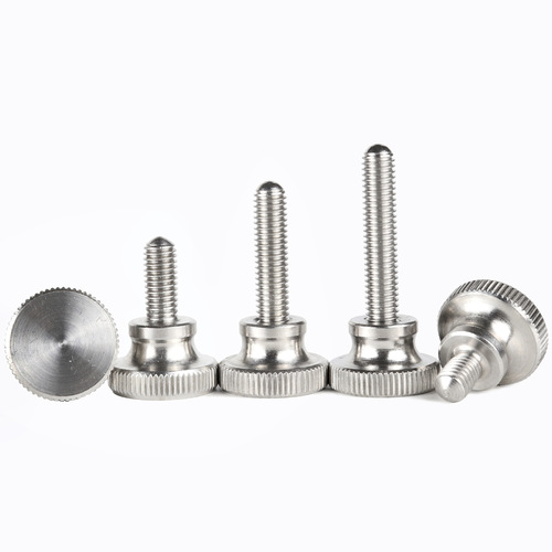 304 stainless steel high head knurled screw bolt GB834 hand screw screw M3M4M5M6M8M10