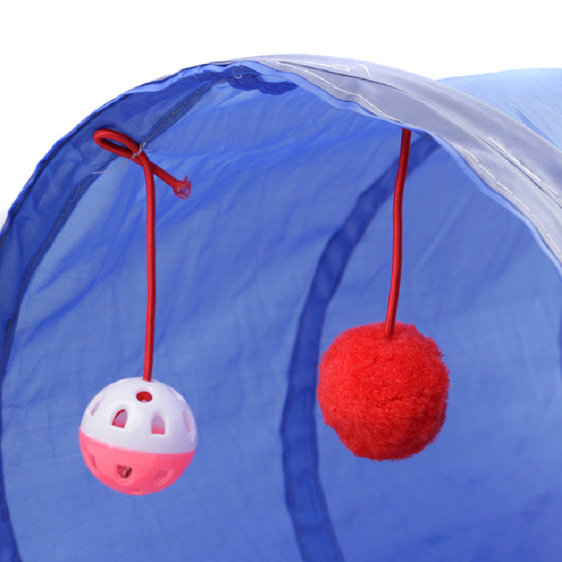 (2개) 소스 공장 직접 애완 동물 퍼즐 고양이 장난감 접이식 고양이 터널 반지 종이 고양이 채널 드릴 배럴 롤링 지구 용