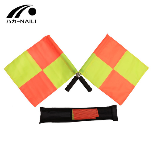 Wholesale sideline flags, touchline flags, referee hand flags, soccer training equipment, command flags, and signaling flags