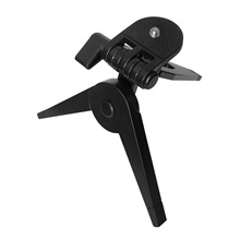 高品质塑料三角架桌面手机相机数码产品支架 黑色板式三脚架