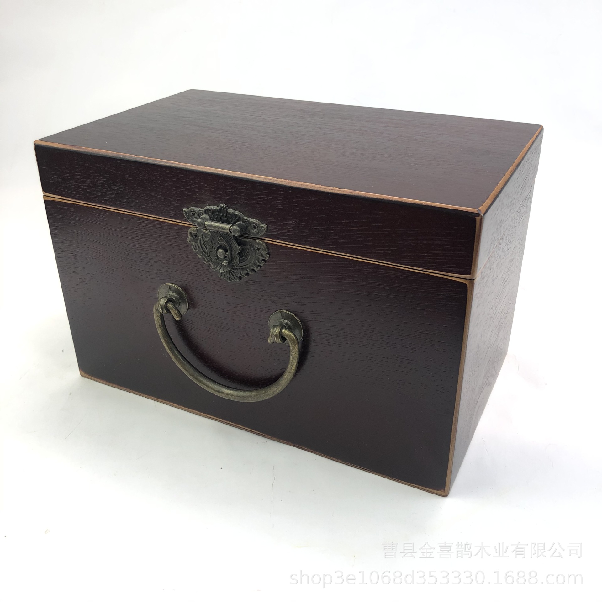 定做实木茶叶礼品盒复古收纳盒首饰盒礼品包装盒可定制LOGO