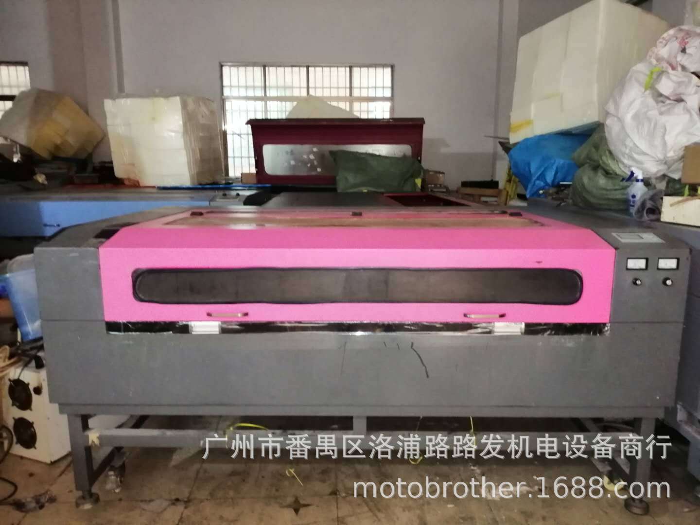 二手双头80W激光管1680激光切割机，激光烧花机降价大处理