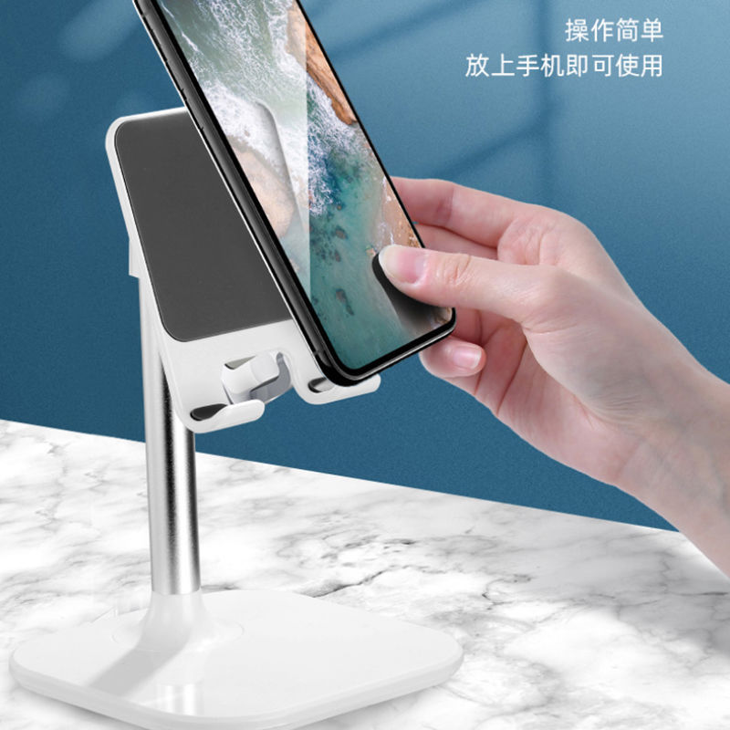 跨境桌面懒人伸缩支架铝合金桌面支撑座创意直播ipad平板电视支架