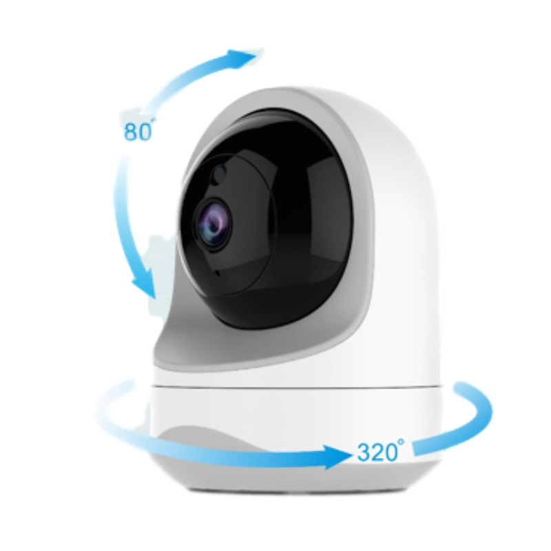 新款1080P无线室内摇头监控摄像头支持手机观看可插卡