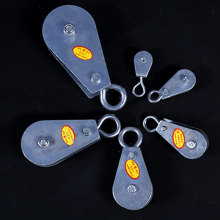 轴承起重滑车索具厂家批发单轮双轮微型滑轮旋转吊环