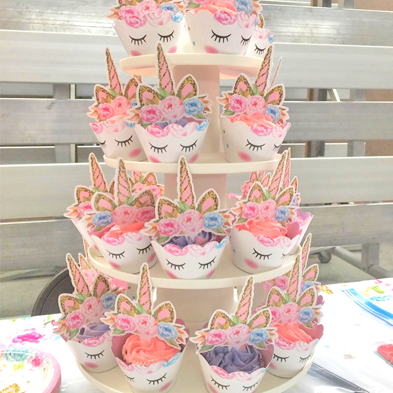 Rainbow-Unicorn-Cupcake-Wrappe