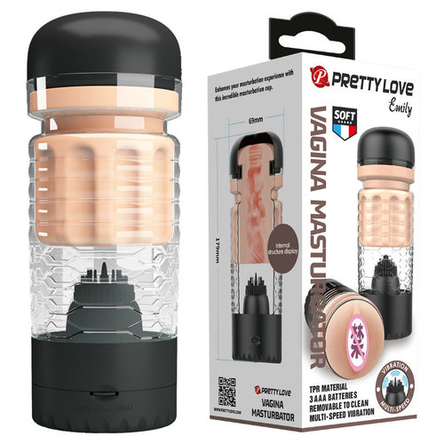 Baile Patilla 900T65 variable speed brush vibration swing male masturbation cup adult products