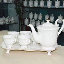 厂家直销潮州日用低骨陶瓷欧式咖啡具套装咖啡杯碟下午茶logo