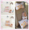 Cartoon plush rabbit for beloved, pillow, seat belt