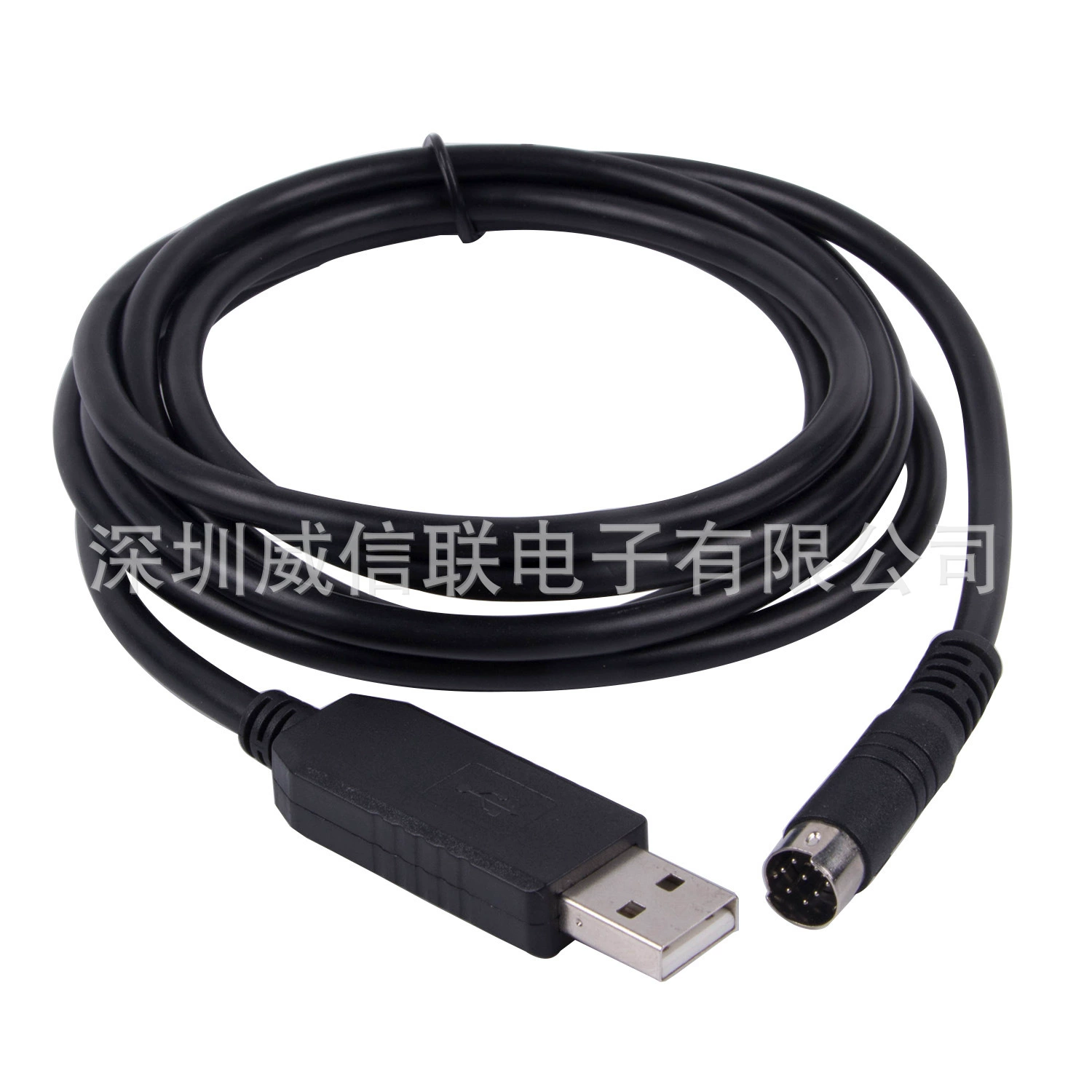 Внешнеторговый поставщик CP2102 8P8-пин мужской USB к мини DIN TTL уровень модуль последовательный кабель
