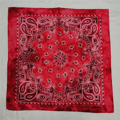 tie-dyed Bandanna  Hip hop tie-dyed printing Kerchief Europe and America Fashionable men and women currency Simplicity style