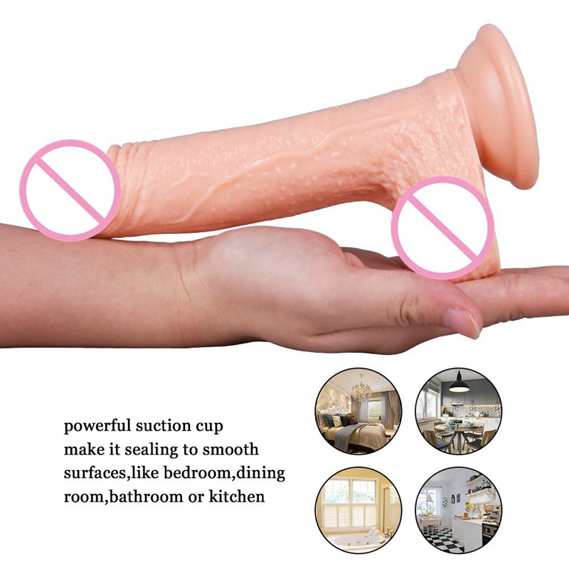 Dương Vật Giả Đóng Tường 19cm Lovetoy Dương Vật Giả Đóng Tường 19cm Lovetoy