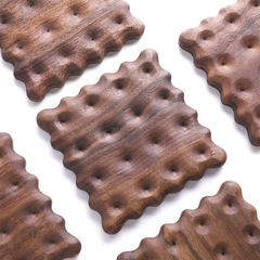 Walnut Wood Cookie Cups Birch Wood Cup Stand Creative Wooden Insulating Mat Coffee Cup Saucer Home Use Heatproof Lunch Mat