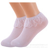 Children's summer lace socks for princess, 1-12 years, combed cotton