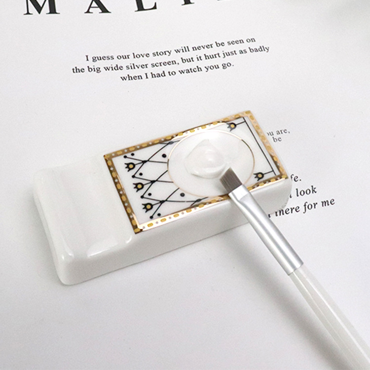 Nail enhancement Palette Display panel Nail Polish Japanese Marble Swing sets Agate Oil glue Glass plate