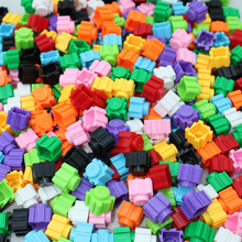 微钻石积木3D拼插创意百变串联像素积木DIY积木玩具100颗粒补充装